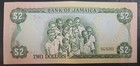  1982  Jamaica 2 Dollars P65a Signature Jefferson  Jx210356 