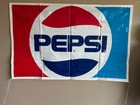 Vintage Pepsi Cola 71  X 45  Vinyl Pop Advertising Banner Store Display Excellen