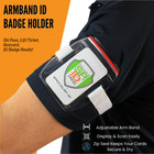 Heavy Duty Waterproof Armband Id Badge Holder   Season Lift Ticket Arm Ski Pass