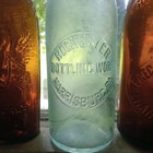 Harrisburg pa Rochester Bottling Works Rare Slug Plate Emb Blob Top Beer Bottle