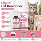 Yeosklum Liquid Cat De-wormer  Say Goodbye To Tapeworms In Cats And Kittens With