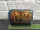 Tin Box Blue Coronation King Of George Vi  1937
