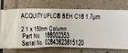 Waters Acquity Uplc Beh C18 1 7  m 2 1 X 150mm Column 186002353
