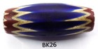 Giant Venetian Antique Chevron Trade Bead African Bk26 Bg 75  Italian