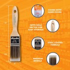 12-pack - 1 5  Flat Brushes For All Latex And Oil Paints   Stains