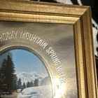 Coors Beer Vintage Mirror Bar Sign Brewed Pure Rocky Mountain Spring Water 1980s