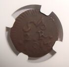 1813 Mexico  Oaxaca War Of Independence Copper 2 Reales Sud Type Ngc Au55