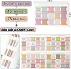 Laminated Bible Tabs 75 Tabs laminated Bible Index Tabs For Women And Men 
