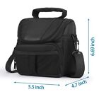 Black Camera Protective Bag Shoulder Pouch Zipper Case For Nikon Canon Sony Dslr