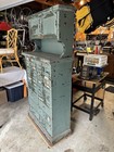 Antique Painted Dental Cabinet Industrial Medical Chest Dresser