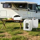 Yescom 45l  Portable Camping Sink W  24l Water Tanks For Camping Rv Travel