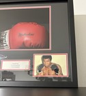 Autographed   Muhammad Ali   Framed Boxing Glove   Jsa Certificate Authenticated