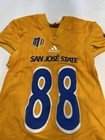 Game Worn Used Adidas San Jose State Spartans Sjsu Football Jersey Large 4  88