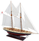 Schooner Bluenose Ii Wooden Ship Model 38  Sailboat Fully Built Assembled Boat