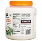 Kirkland 100  Usda Organic Coconut Oil Virgin Cold Pressed Unrefined  84 Fl Oz