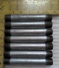 Lot Of 98 Pcs -1 2   Threaded Galvanized Pipe Nipples  Many Lengths 2 -8   New