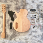 6 String Lp Diy Electric Guitar Kit Mahogany Body Rosewood Fretboard