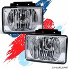 Pair Fog Light Replacement Fit For Chevy Colorado Gmc Canyon 04-12 Pickup Bumper
