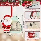 Baby   s First Christmas Photo Frame Ornament 2025 For Boy Girl  Personalized Firs