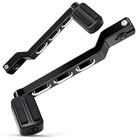 Black Heel Toe Shifter Lever Pegs - Cnc Shift Lever Peg Fit For Harley Touring