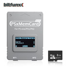 Grey Psxmemcard Gen2 Memory Card Ps1 Ps2 Game Save Storage Console Accessory