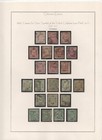 Turkey 1869-1890 Specialized Collection Of Nearly 200 Stamps Most On Album Pages
