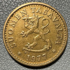 1977 Finland 10 Penni   Coin - Great Condition