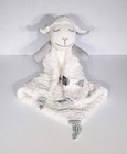 Htf Yuppie Mommy Lovey Lamb Poppy Security Blanket Sheep Plush Baby Toy 18  Euc