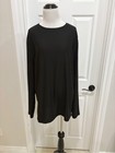 Vuori Men s Light Weight Black Crewneck Long Sleeve Shirt Size Large