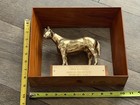 Horse Statue Vintage Trophy Figurine 1964 Durham Ct Quarter Horse Ranch D  cor