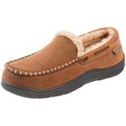  Men s Moccasin Slippers Memory Foam House Shoes  Indoor And Outdoor 10 5 Tan