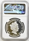 2016 Tristan Da Cunha   Churchill Roosevelt Silvered Crown Ngc Pf 70 Uc