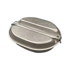 New Vintage 2 Piece Stainless Steel Usgi Field Mess Kit 1982 Camping Cookware