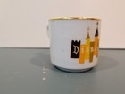 Vintage Disneyland Mug Walt Disney Productions Castle Gold Rim Mcm Retro Rare