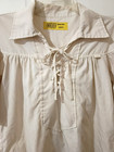 Magic Kingdom Cast Member Outdoor Food Vendor Uniform Colonial Lace Up Top Small