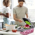 16-in-1 Vegetable Fruit Kitchen Chopper Cutter Food Onion Veggie Dicer Slicer Us