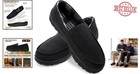 Mens Moccasin Slippers Indoor Outdoor House Slippers Warm Plush Fuzzy Memory    