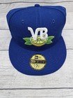 Vero Beach La Dodgers Minor League Fitted New Era Hat Size 7 1 8 100  Wool
