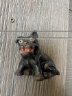 Antique Hubley Cast Iron Bulldog Pencil Holder 