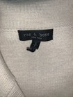 Rag   Bone Ivory Knit Blazer Jacket Double Breasted Cropped Sz Small Merino Wool