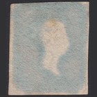 J34_21 Gb Qv 1841 1d Pl 125 Sg8-b1 1  Ivory Head Df Fu 4m Lavender Paper Bs91e