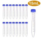 2000pcs Lab 15ml Conical Centrifuge Tubes Polypropylene Screw Caps Eo Sterilized