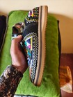 Babouche Moroccan Berber Slipper Leather Handmade Traditional Black 39 Eu