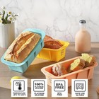3pcs Silicone Bread Loaf Pan  Non-stick  Easy Release  Dishwasher Safe