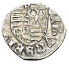 Hungary Sigismund 1387-1437 Medieval Silver Denier Coin Double Cross 11mm 0 36gr