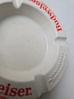 Vintage Budweiser King Of Beers Ashtray Haeger Made In Usa White Ceramic 5 25 
