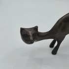 Brass Bronze Cat Statue Sculpture Art Mcm Vtg