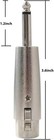 3pin Xlr Female To 1 4  6 35mm Mono Male Plug Audio Cable Microphone Mic Adapter