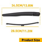 For Ford Escape 2013-2018 Rear Wiper Arm   Blade Bb5z17526c Bb5z 17526-c Exv