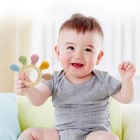 Baby Teething Toy Silicone Bpa Free Infant Teether Soothing Gum Relief